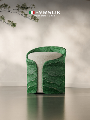 VRSUK北欧简约客厅异形矮凳布艺圆凳门口换鞋凳卧室艺术梳妆凳