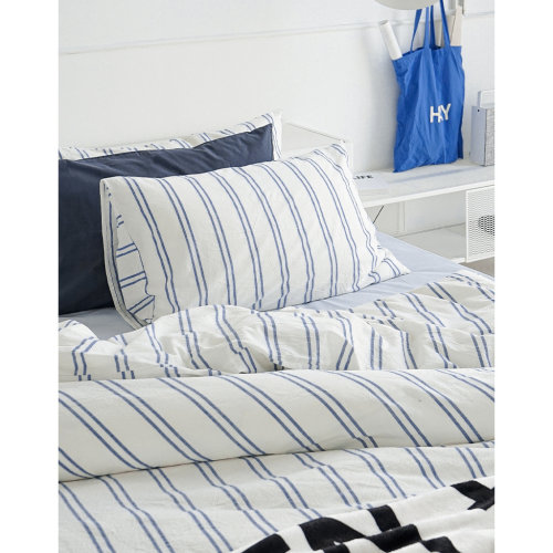 造卧四件套全棉条纹简约