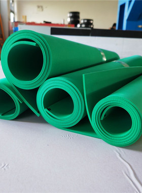 绿色65度高弹EVA板橡胶泡棉垫KN95圆刀COA刀版模具高回弹海绵包邮