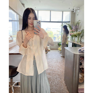 套装 新中式 禅意风初春穿搭一整套超好看独特设计感上衣休闲阔腿裤