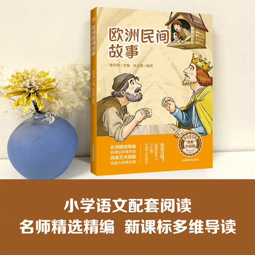 双新升级版快乐读书吧fb 欧洲民间故事 五年级小学5年级阅读书籍 风文艺出版社