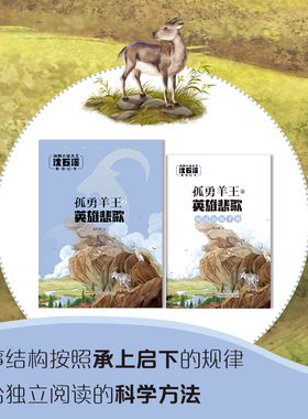 孤勇羊王之英雄悲歌 动物小说大王沈石溪著 彩绘注音版 附阅读拓展手册 安徽少年儿童出版社 fb