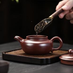 手拉釉茶手工把紫古砂壶人单泡茶壶家用仿壶功夫茶具侧急须大小容