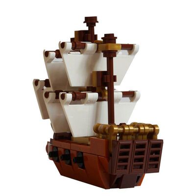 创意乐高MOC12949拼中船21313搭