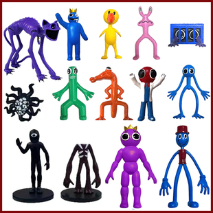 彩虹伙伴们玩具班班花园怪物外星人逃离大门彩色字母奇异生物人偶