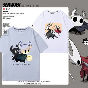 宽松百搭T恤衣服 男女儿童夏季 空洞骑士游戏Hollow Knight周边短袖