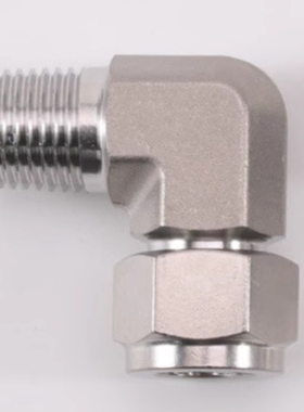 不锈钢橡皮管用接头MCLPTK4/MCLPTK6/8/10/12-1/2/3/4 弯管型