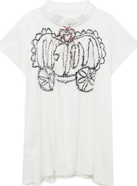 Tsumori Chisato 津森千里 Embroidered front dress