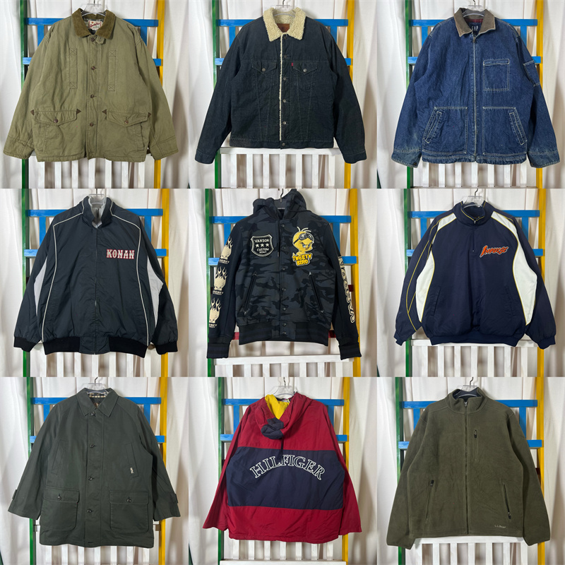vintage秋冬嘻哈复古夹克外套
