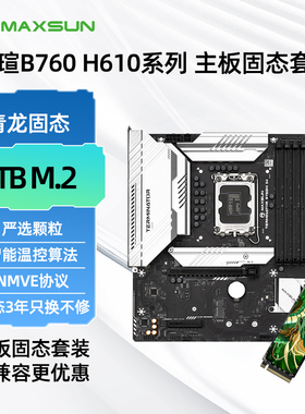 铭瑄B760M D4 WIFI主板台式机电脑瑷珈/终结者/挑战者 1T固态套装