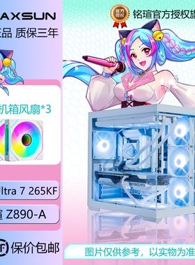 【265KF/285K无卡主机】intel铭瑄终结者DIY电脑英特尔Ultra7/9海景房电竞游戏台式机办公家用直播渲染生产力