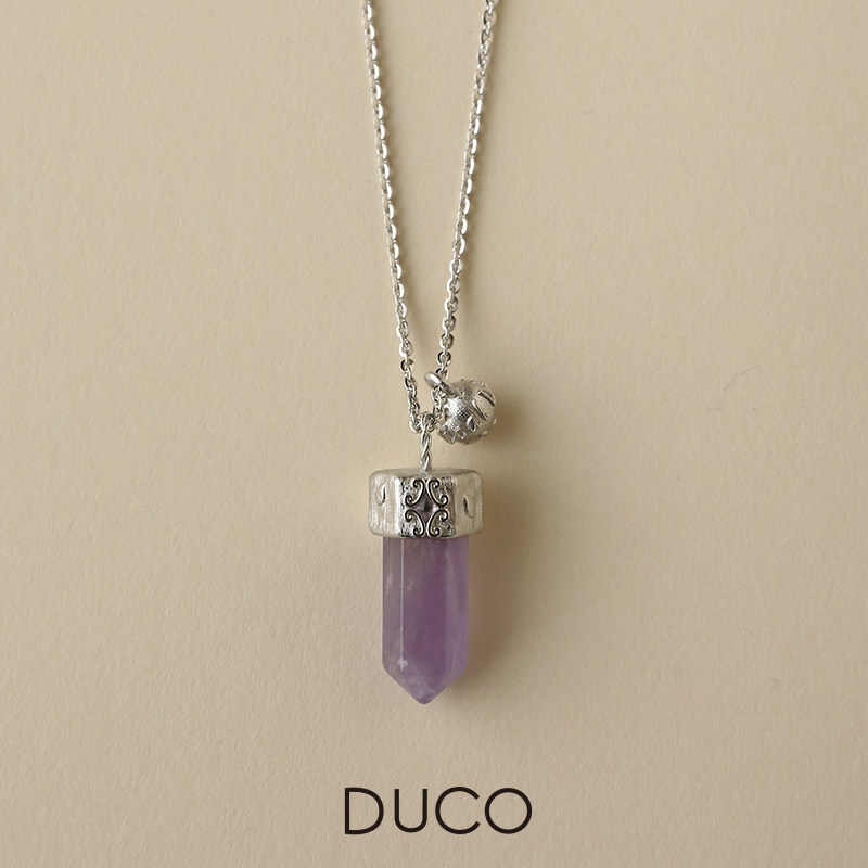 【董生活推荐】DUCO 六棱柱水晶系列六棱柱水晶魔术球项链吊坠