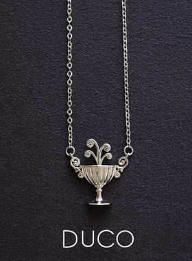 Fidora系列 小圣杯链条项链时尚潮流复古925银高级感【新品】