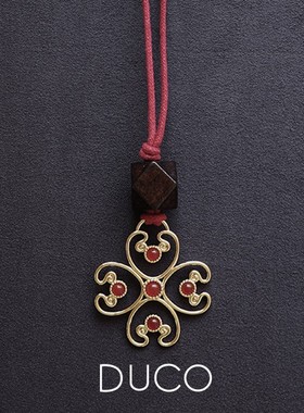 Fidiora系列四叶草大花朵项链