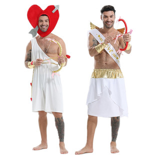 万圣节派对服装希腊神话天使丘比特男角色扮演爱神弓箭搞怪cos服