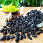 无沙黑桑葚大颗粒桑葚果干养生花 食用桑葚干100克 茶 正品 卡贝农