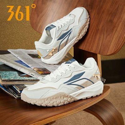 酥饼|361°女鞋运动鞋2025春秋季新款防滑耐磨板鞋复古百搭老爹鞋