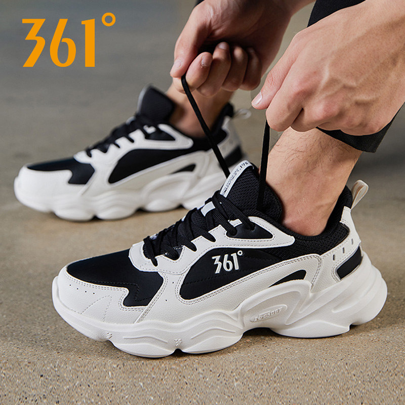 云朵361男鞋复古老爹鞋秋冬季百搭ins潮流运动休闲加绒保暖跑步鞋