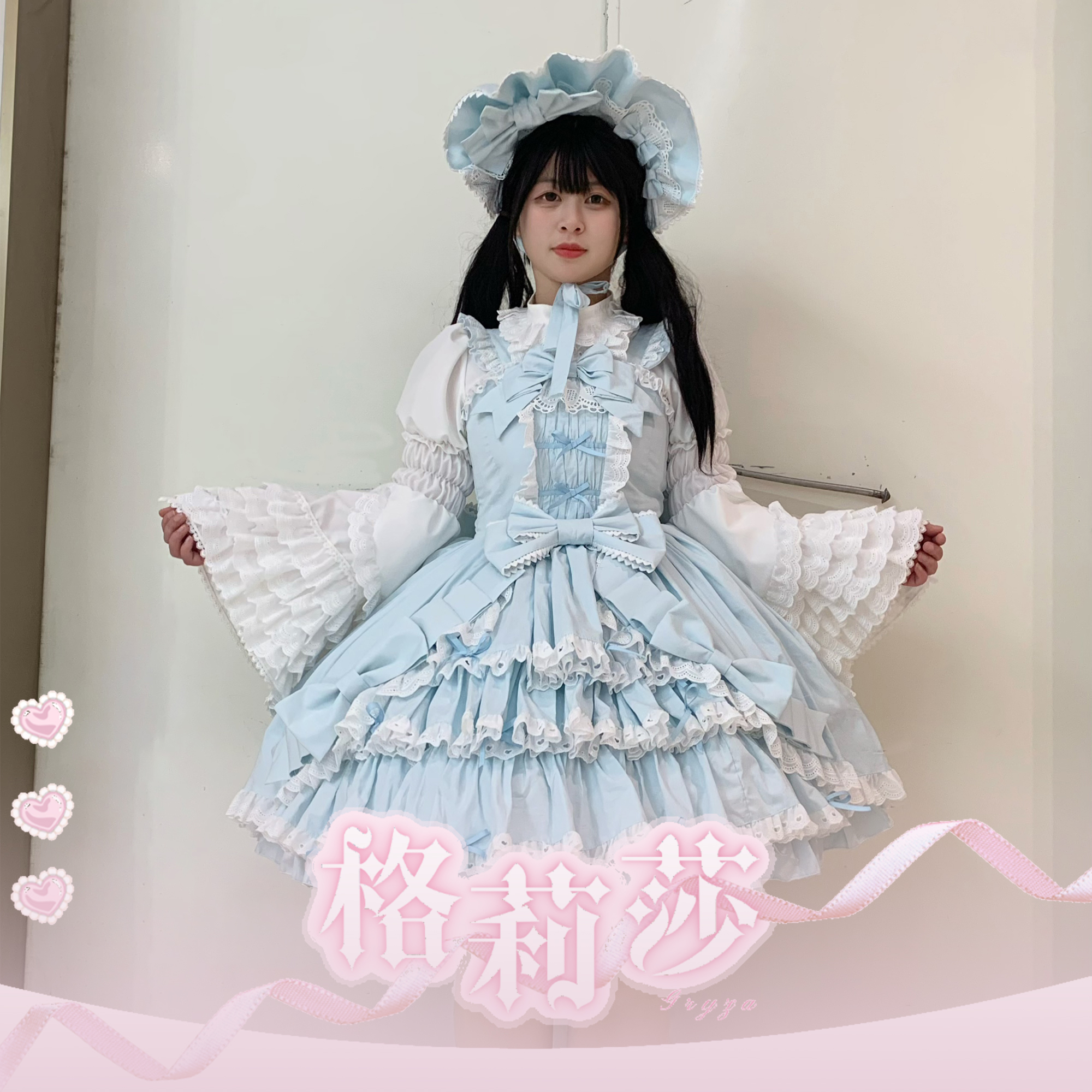 胖喵日记原创格莉莎洛丽塔裙日常风轻lo公主裙大码可爱风连衣裙