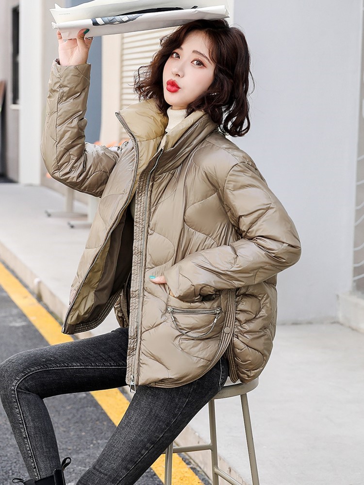 今年流行羽绒服女冬装2021年新款韩版爆款白鸭绒加厚