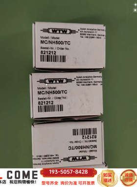 WTW氨氮电极NH/500/TC膜头821212详谈报价