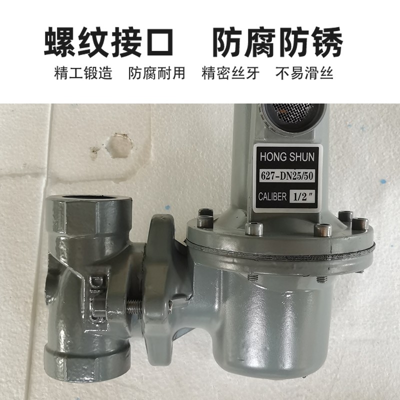 天然气减压阀燃气调压器沼气稳压安全阀锅炉小区工U业液化气恒压