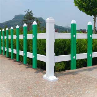 pvc塑钢草坪护栏塑料锌钢篱笆栅栏围栏户外庭院花园花坛菜园绿化