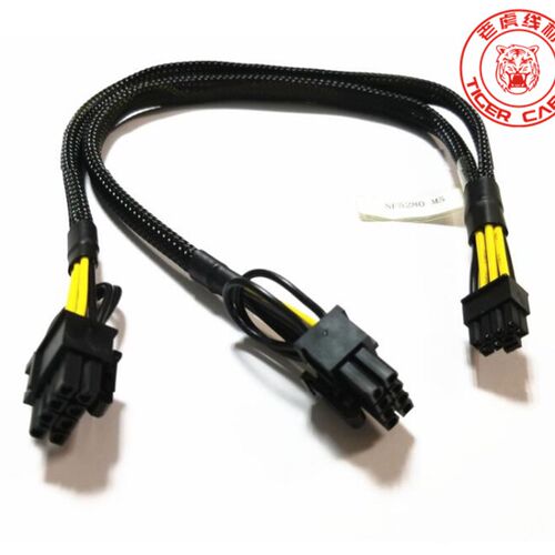 浪潮SA5212M5服务器专用PCI-E显卡供电线mini 8P转双8P显卡电源线