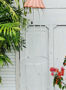 户外月季爬藤架花架山乌龟铁线莲架庭院装饰摆件露台阳台花园布置