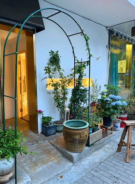 铁艺拱门花架爬藤架花园阳台植物支架铁线莲户外庭院月季葡萄蔷薇