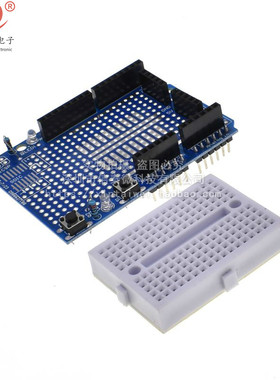 ProtoShield 机器人原型扩展板mini面包板学习开发板 支持UNO R3