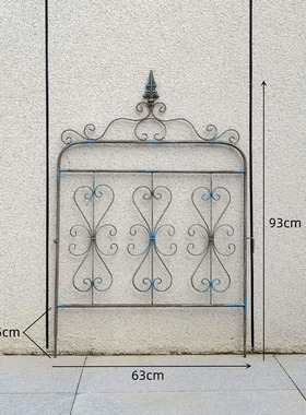 庭院铁艺小栅栏花架花园草坪围栏护栏欧式铁线莲月季爬藤架子户外