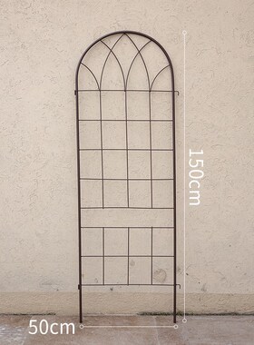 户外铁艺爬藤架栅栏花架落地露台花园月季铁线莲攀爬花架庭院装饰