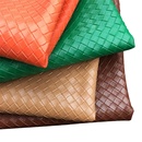 pu皮革面料布料编织纹沙发汽车箱包软包硬包手工人造革皮料 包邮