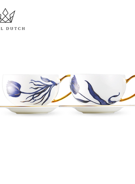 RoyalDutch皇家荷兰花源梦境骨瓷咖啡杯欧式下午茶杯碟男女生礼物