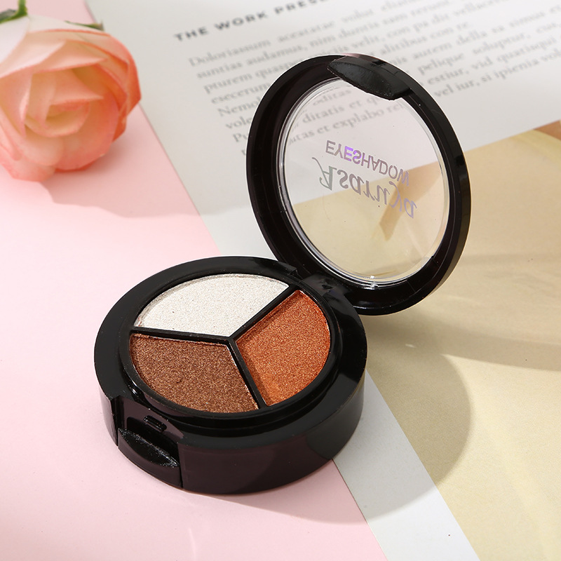 阿莎瑞雅三色土豆泥眼影盘珠光大