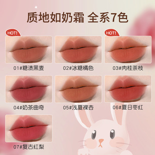 茗希芝唇釉哑光丝绒雾面显白高颜值学生口红唇泥推荐秘密新品跨境