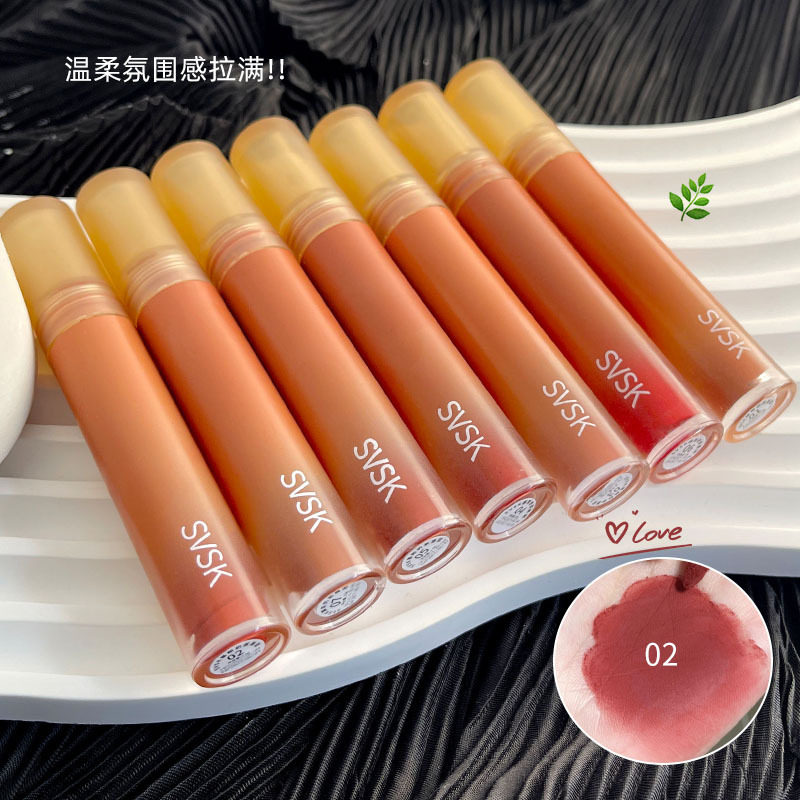 慕斯奶茶唇泥口红唇釉御姐萝莉超锁色不沾杯唇泥中英文外贸跨境