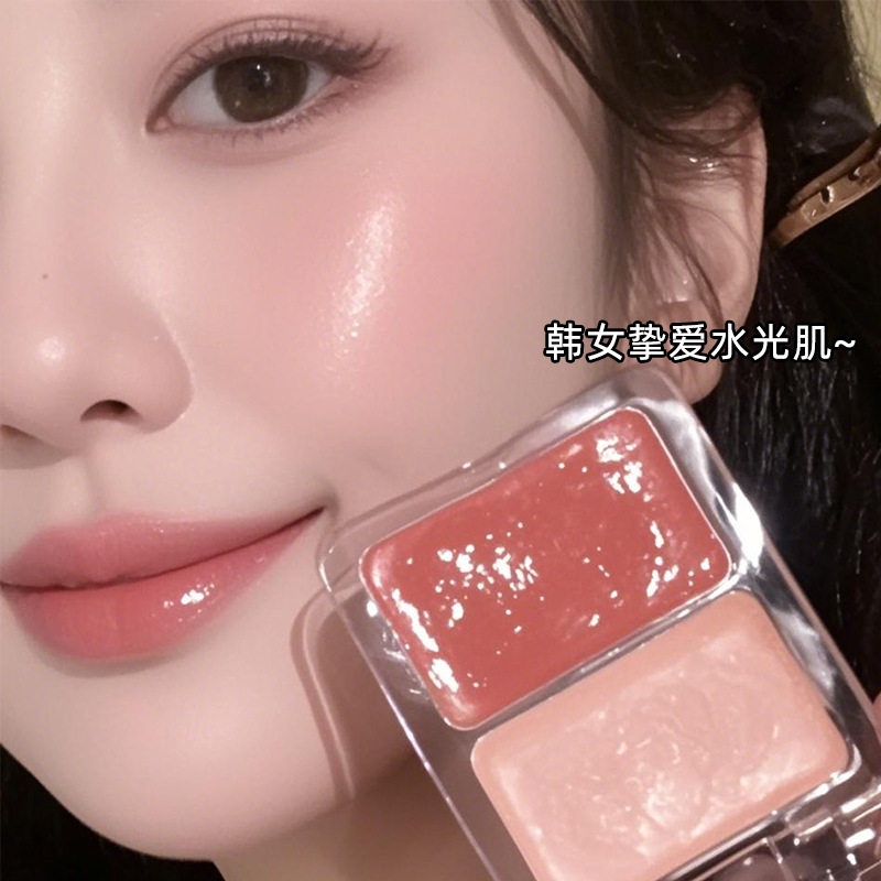 网红日杂水光无花果色水光肌腮红