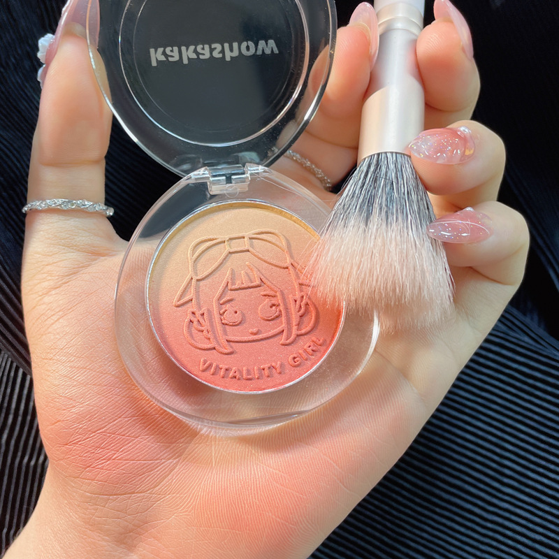 kakashow元气腮红自然裸色渐变腮