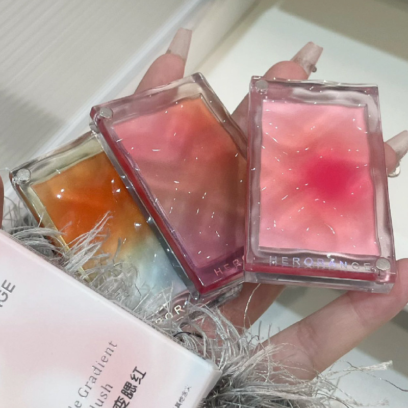 HERORANGE涟漪渐变腮红低饱和伪