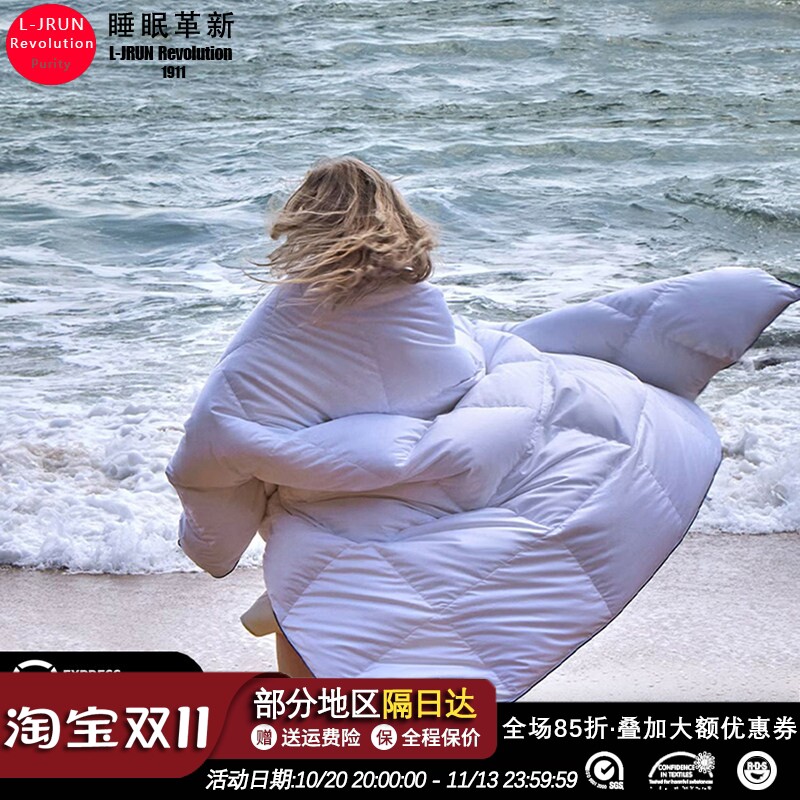 德国进口机洗98白鹅绒被四季通用