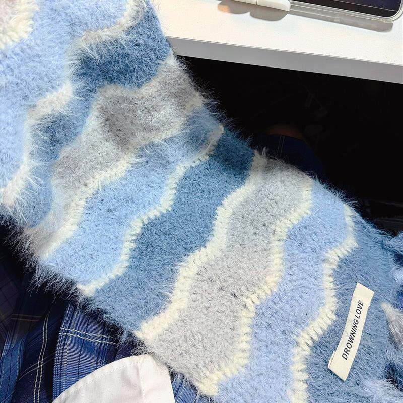 【比冬天先到的是围巾~】手工diy钩针编织毛线保暖送男女朋友礼物