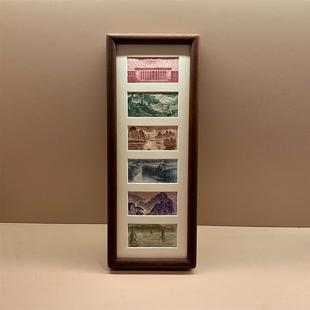 100元人民币相框祖国大好河山钱币收藏乔迁新居开业送朋友闺蜜