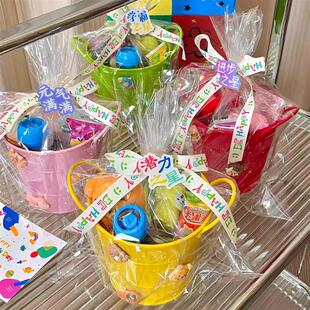 儿童节礼品袋幼儿园六一伴手礼零食糖果盒高级感可爱大容量收纳桶