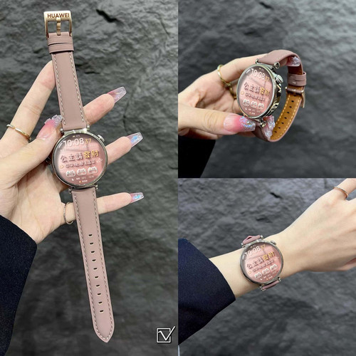 适用华为GT5/GT6/7手表GT4真皮watch5pro表带女款GT3男荣耀非原装
