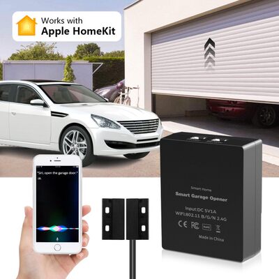 Homekit车库开启器手机Siri语音控制wifi智能车库门控制器