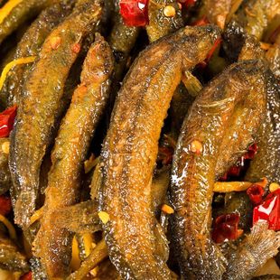 湖南特产香辣农家小泥鳅美味即食熟食零食鲜香四溢香辣泥鳅干宿舍
