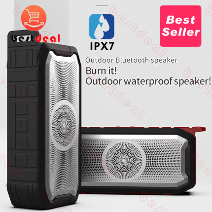 IPX7 Waterproof Bluetooth Speaker with Mic FM 防水蓝牙音箱