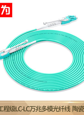 胜为 工程电信级OM3光纤跳线 LC-LC多模万兆 50/125低烟无卤外被 拉杆式方便插拔 FLLO-3030